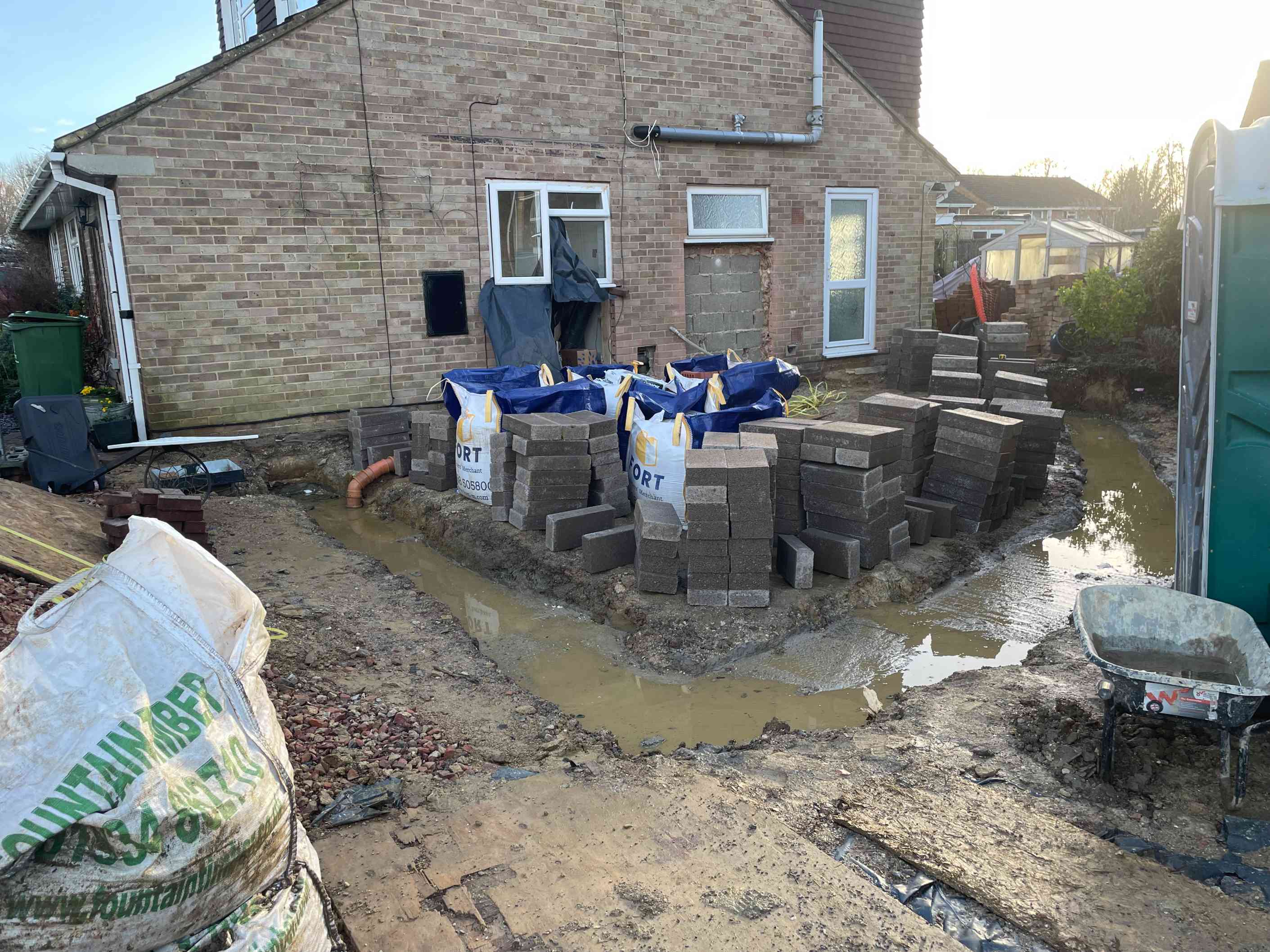 Domestic masonry project in Bristol