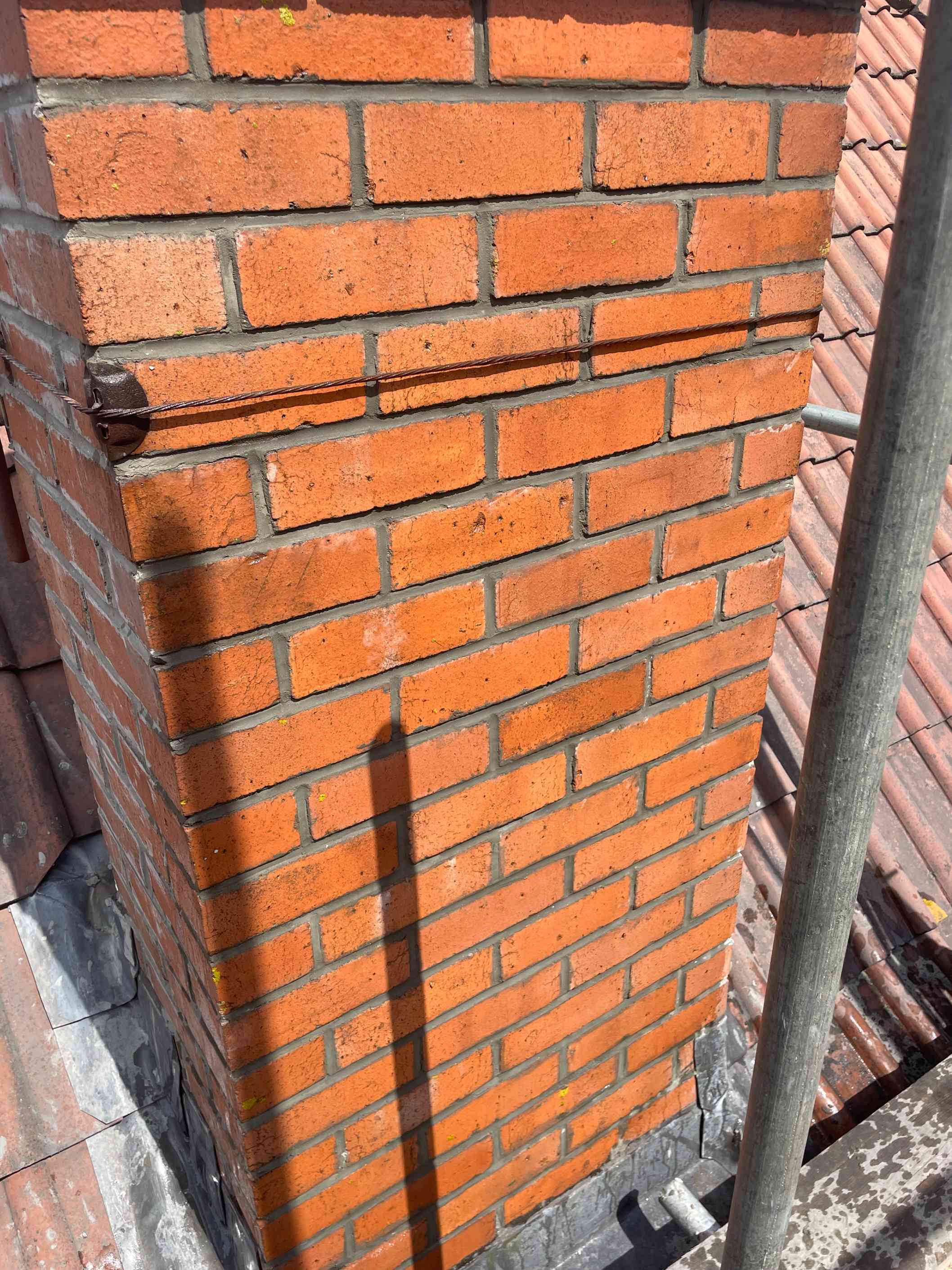 Repointed wall finish