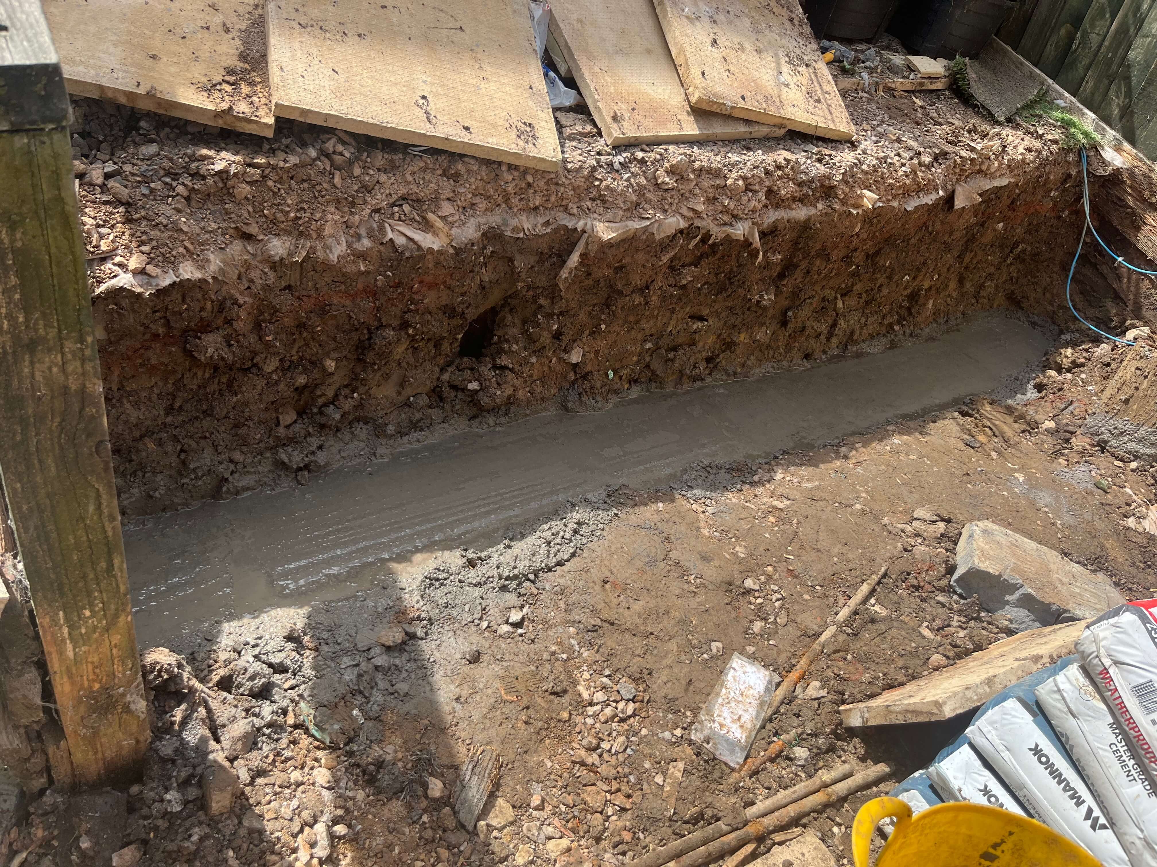 Brick Work Before