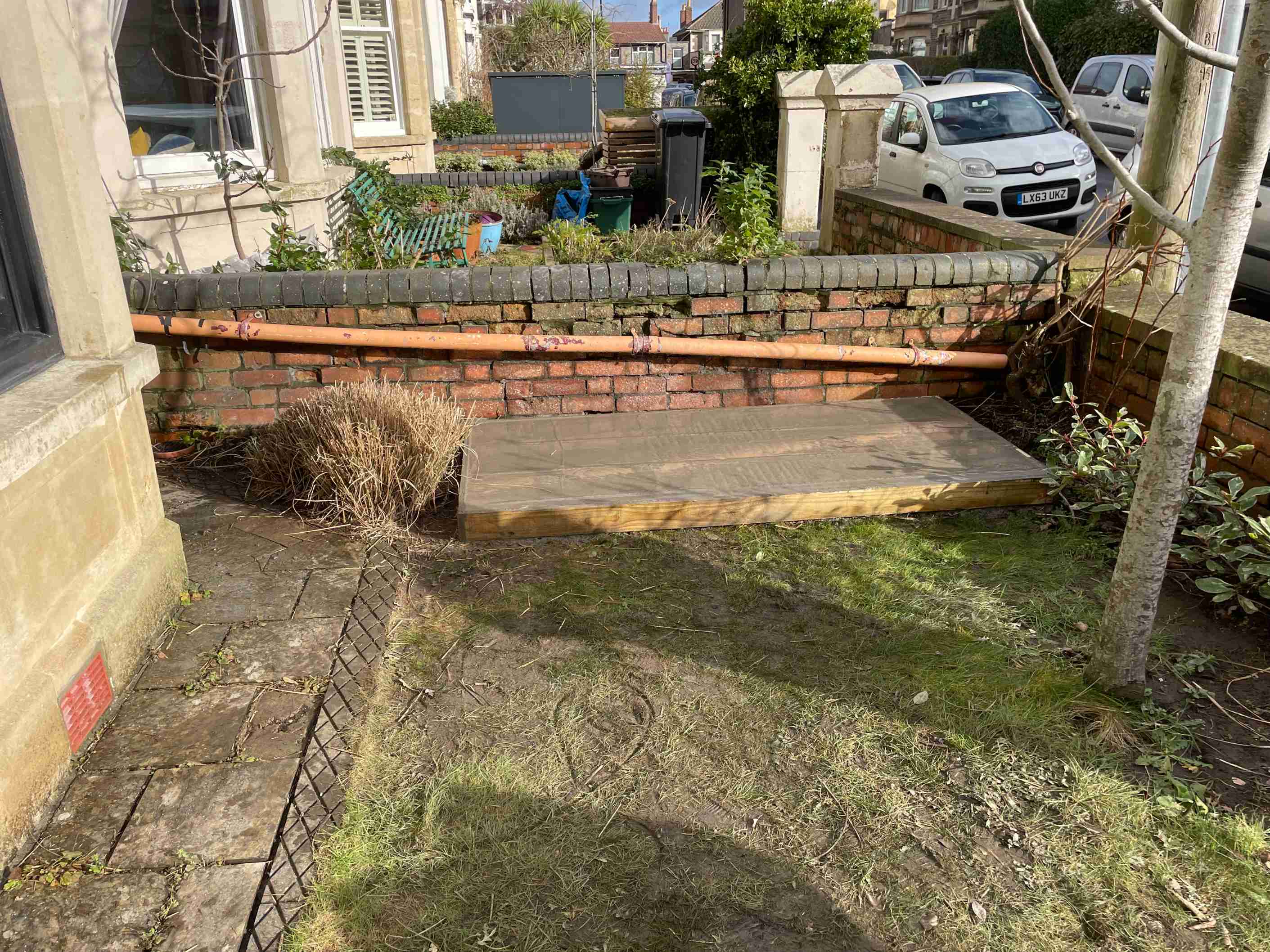 Completed structural brickwork