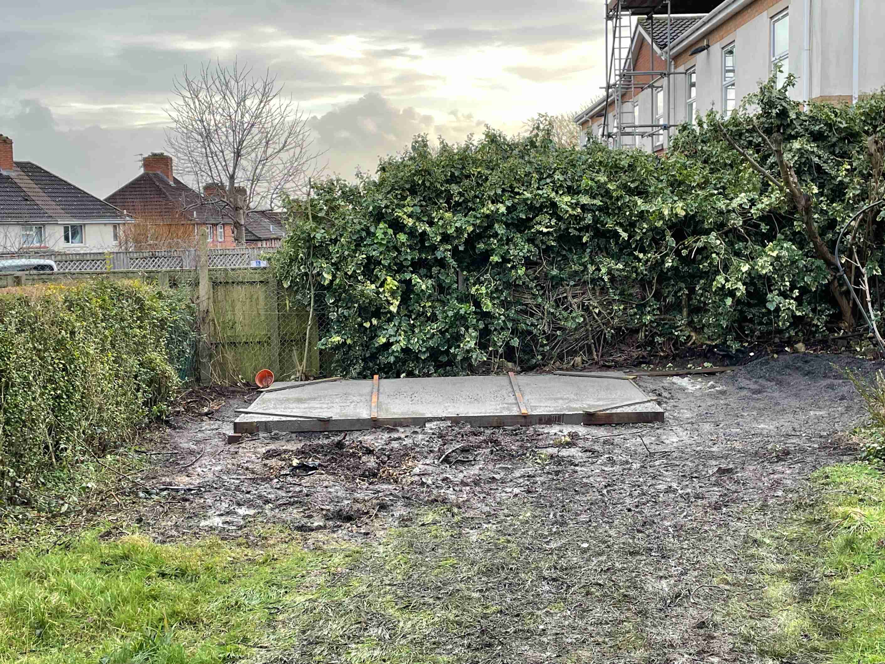 External domestic wall repair